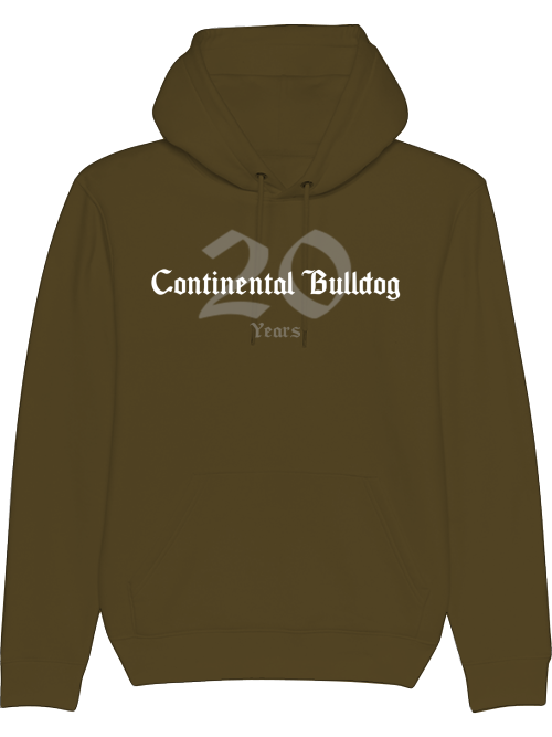Continental Bulldog Hoodie, 20 Years