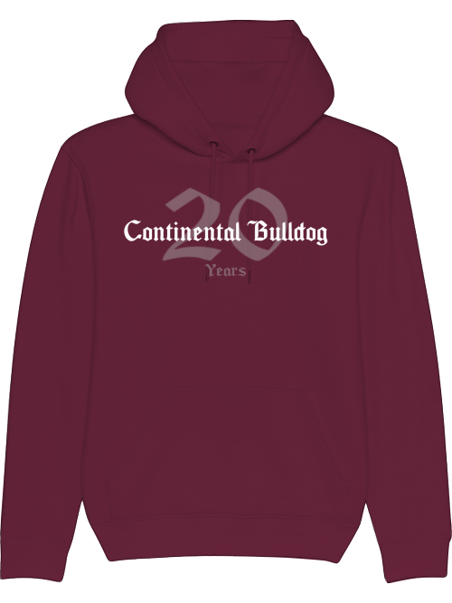 Continental Bulldog Hoodie, 20 Years