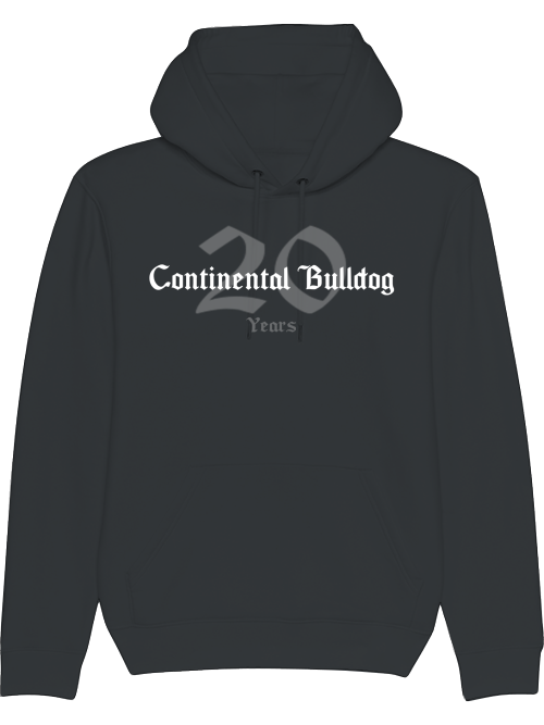 Continental Bulldog Hoodie, 20 Years