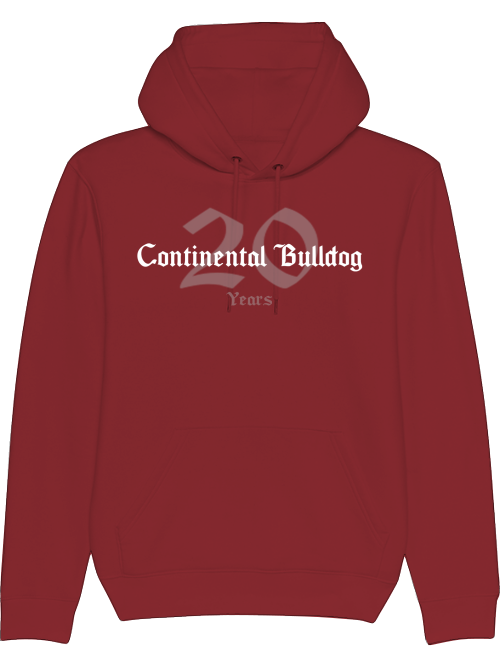 Continental Bulldog Hoodie, 20 Years