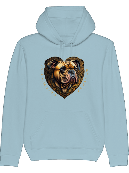 Conti Heart2 - Continental Bulldog Hoodie