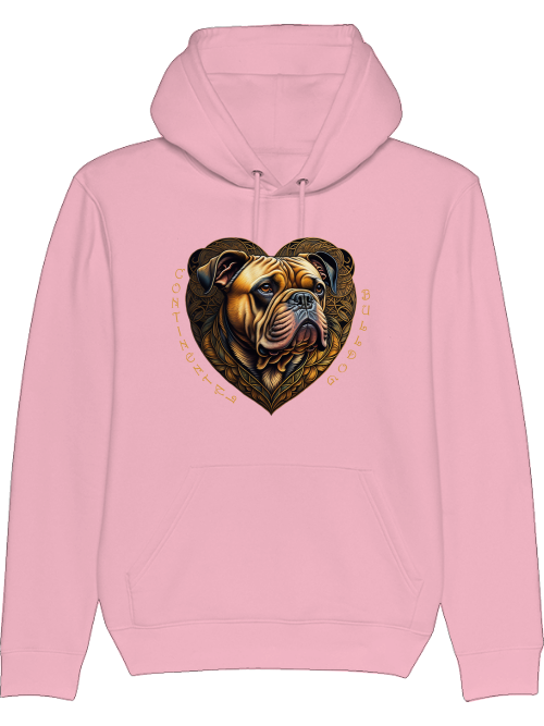 Conti Heart2 - Continental Bulldog Hoodie