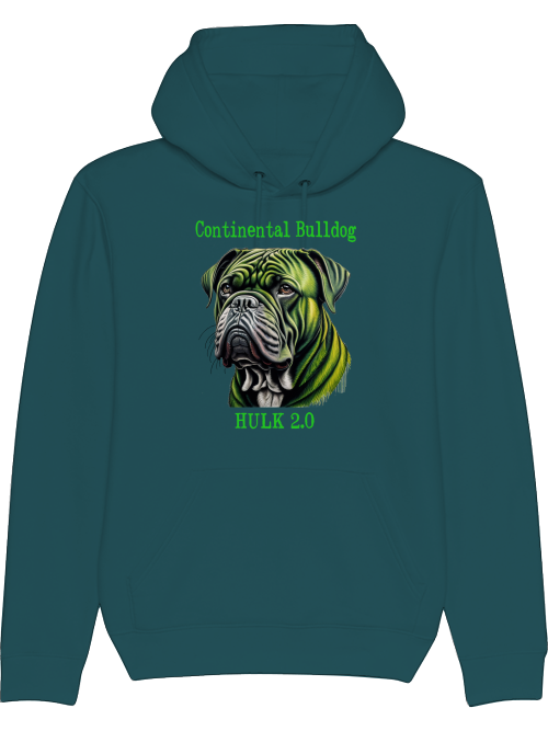 Conti Hulk green, Continental Bulldog Hoodie