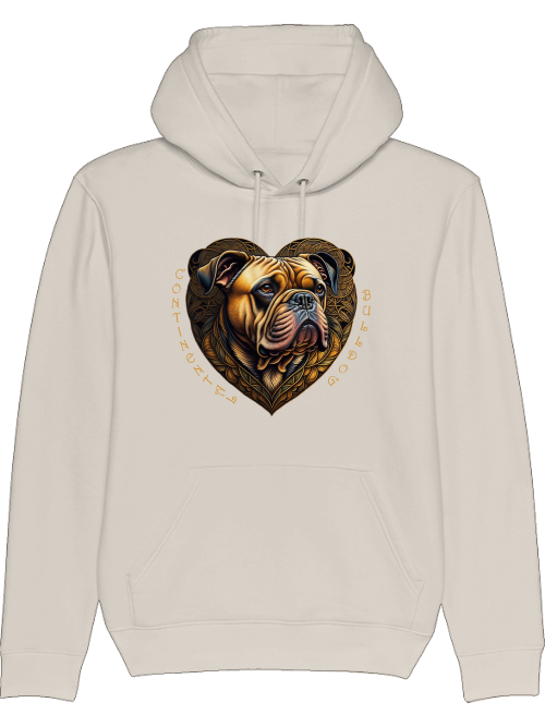 Conti Heart2 - Continental Bulldog Hoodie