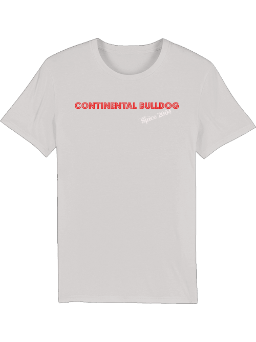 CB Schrift rot, Continental Bulldog T-Shirt