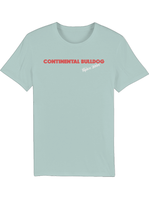 CB Schrift rot, Continental Bulldog T-Shirt