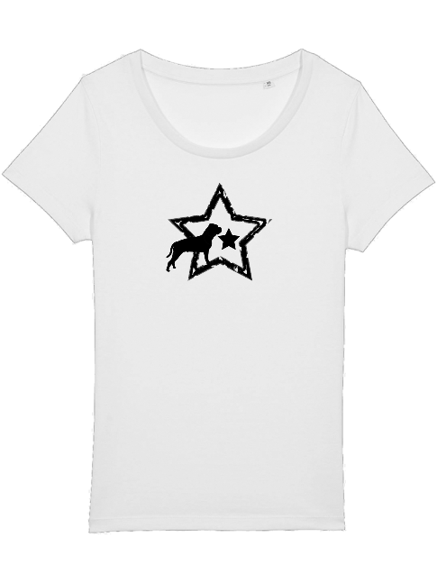 Bulldog T-Shirt Women, Star
