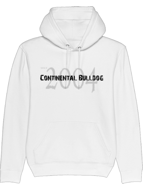 Schriftzug black- Continental Bulldog Hoodie