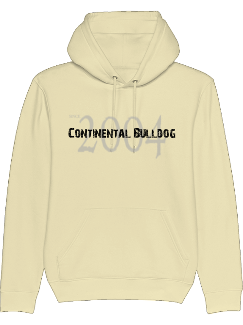 Schriftzug black- Continental Bulldog Hoodie