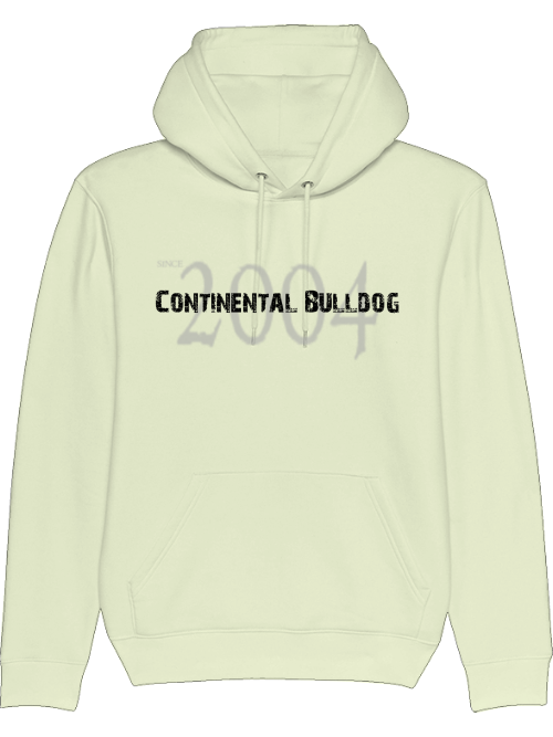 Schriftzug black- Continental Bulldog Hoodie