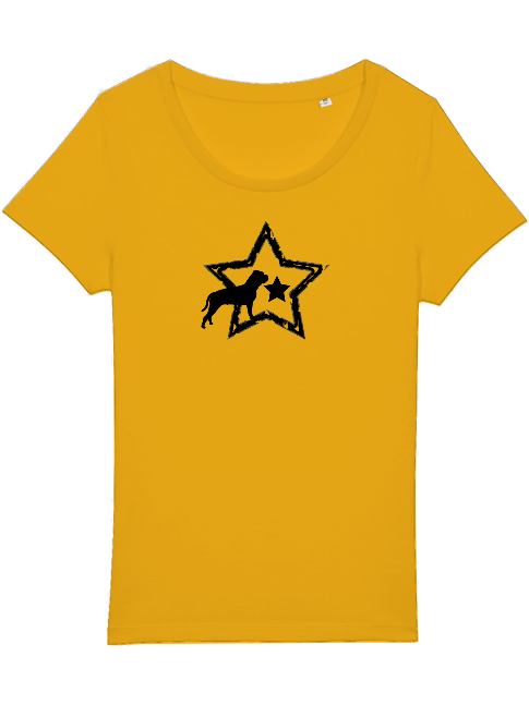 Bulldog T-Shirt Women, Star