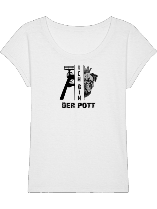 Bulldog T-Shirt Women, Der Pott