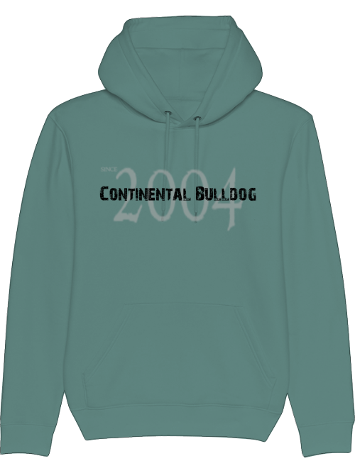 Schriftzug black- Continental Bulldog Hoodie