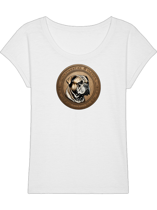 Continental Bulldog T-Shirt Women, Bottom-1