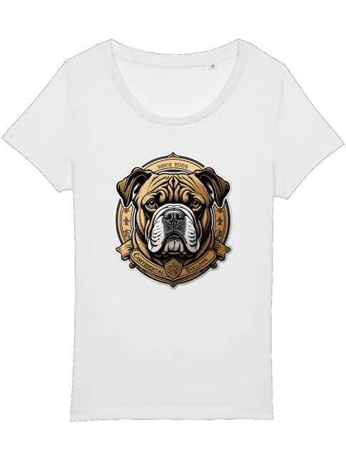 Continental Bulldog T-Shirt Women, Sticker R