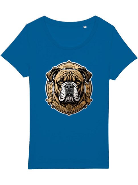 Continental Bulldog T-Shirt Women, Sticker R