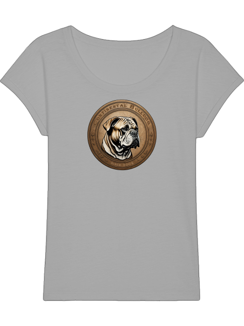 Continental Bulldog T-Shirt Women, Bottom-1