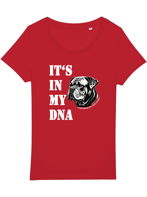 Continental Bulldog T-Shirt Women Rundhals, DNA