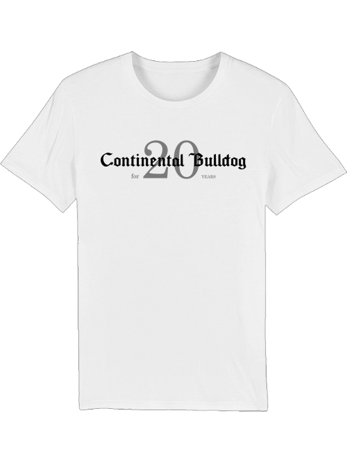 Continental Bulldog T-Shirt, for 20 Years 1.6