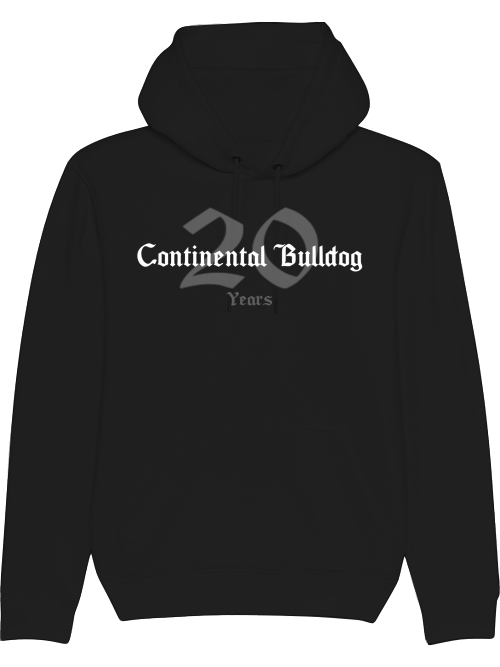 Continental Bulldog Hoodie, 20 Years