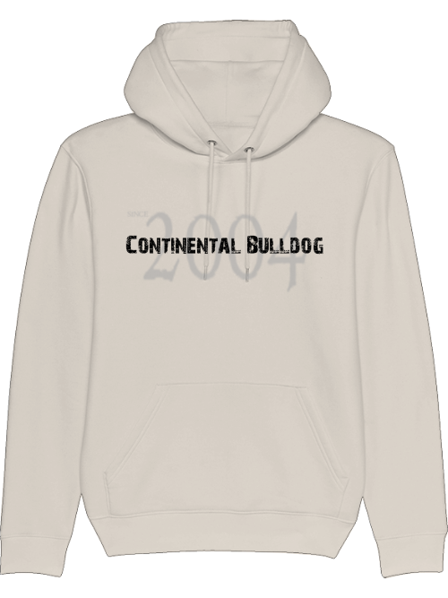 Schriftzug black- Continental Bulldog Hoodie