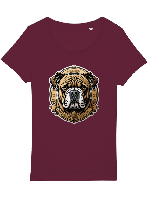 Continental Bulldog T-Shirt Women, Sticker R