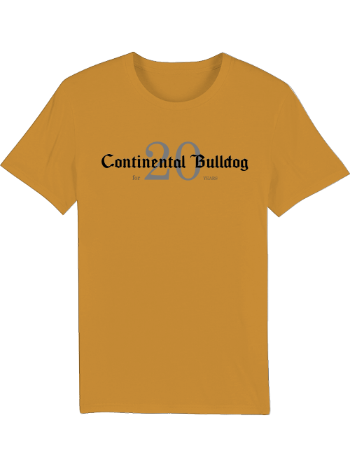 Continental Bulldog T-Shirt, for 20 Years 1.6