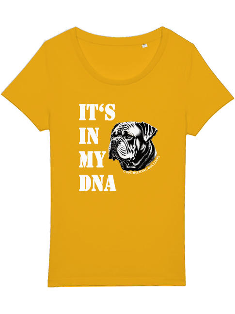 Continental Bulldog T-Shirt Women Rundhals, DNA