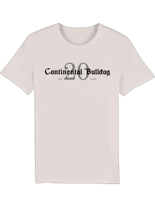 Continental Bulldog T-Shirt, for 20 Years 1.6