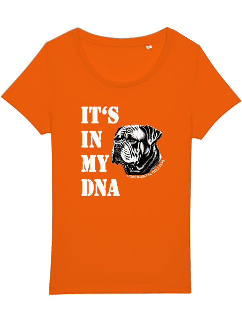 Continental Bulldog T-Shirt Women Rundhals, DNA