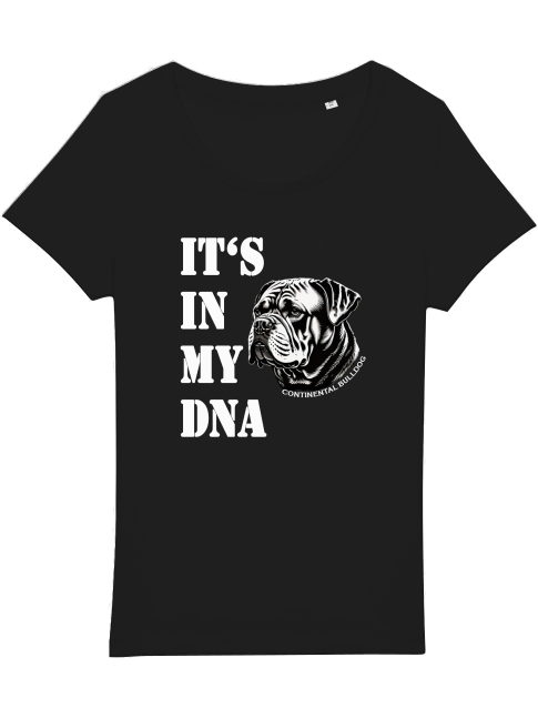 Continental Bulldog T-Shirt Women Rundhals, DNA